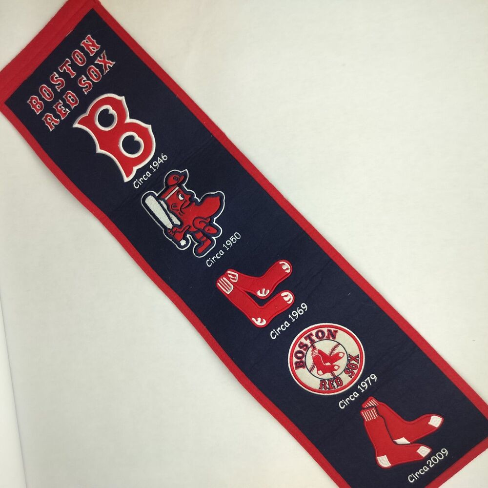 Boston Red Sox Winning Streak Sports MLB Heritage Banner Felt Pennant Circa
